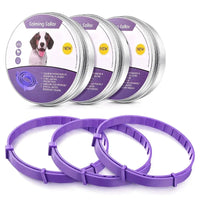 Calming Collar for Cats Pet Calming Pheromone Collar for Cats Dogs Calming Collar for Anxiety Effective Relieve Anxiety Stress