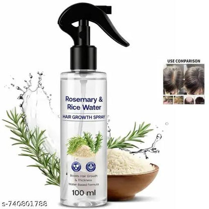 Rosemary & Rice Water Hair Growth Spray (100–200 ml)