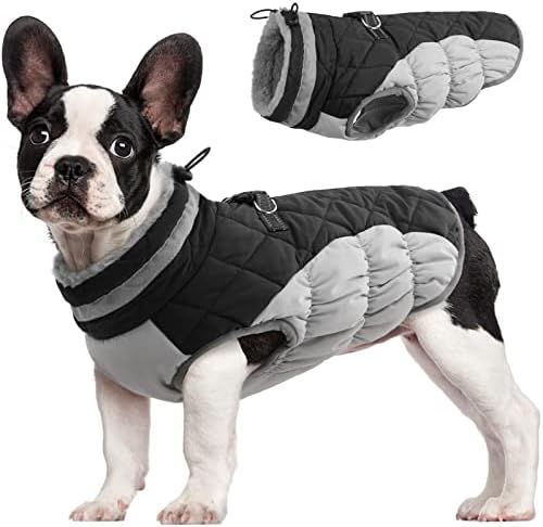 3-in-1 Dog Jacket – Warm Coat with Built-In Harness