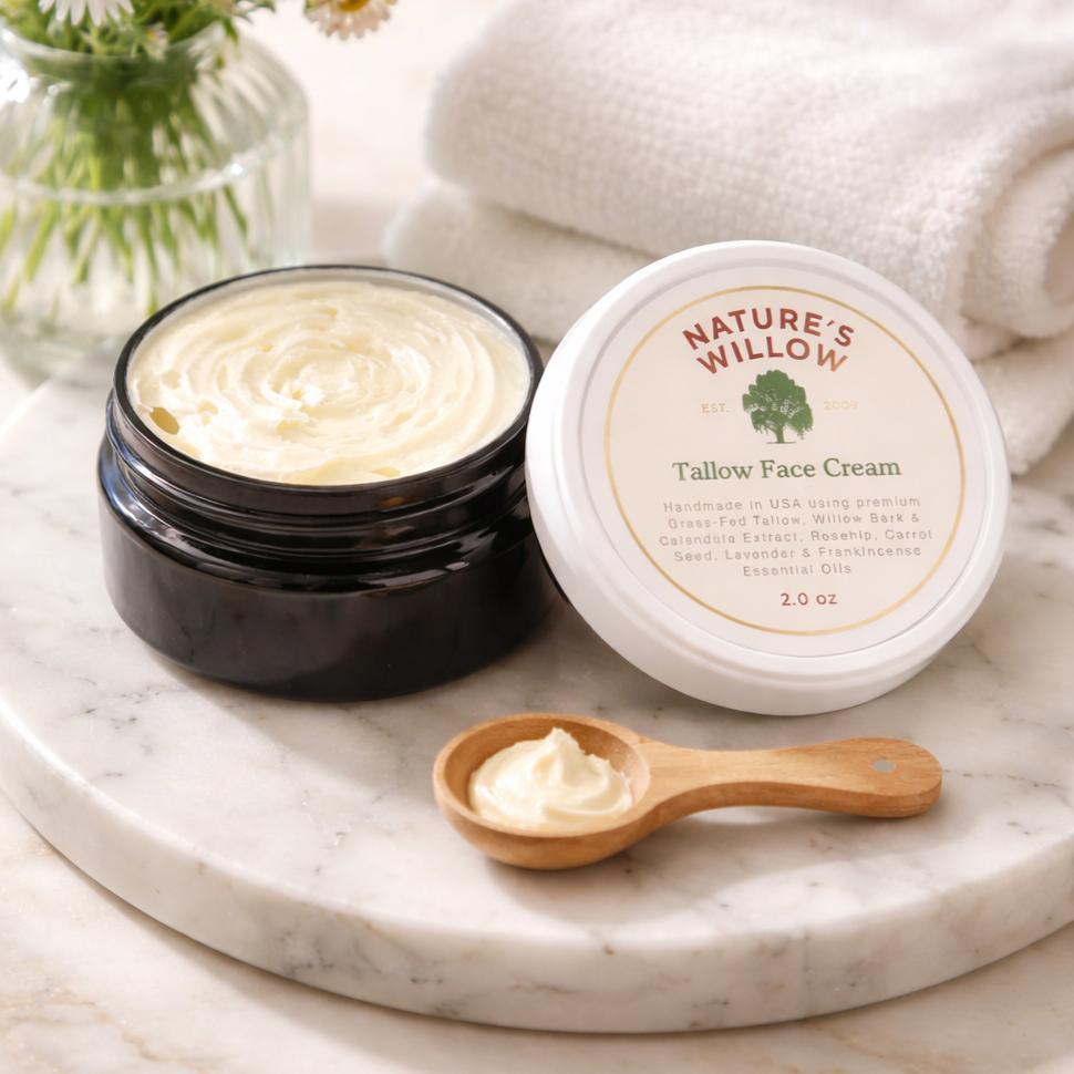 Whipped Tallow Balm – Grass-Fed Natural Face Cream