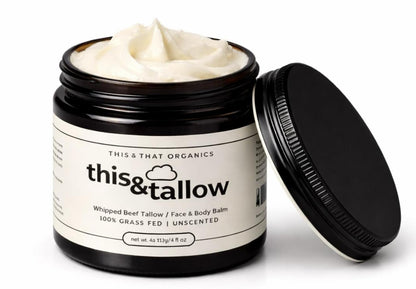 Whipped Tallow Balm – Grass-Fed Natural Face Cream